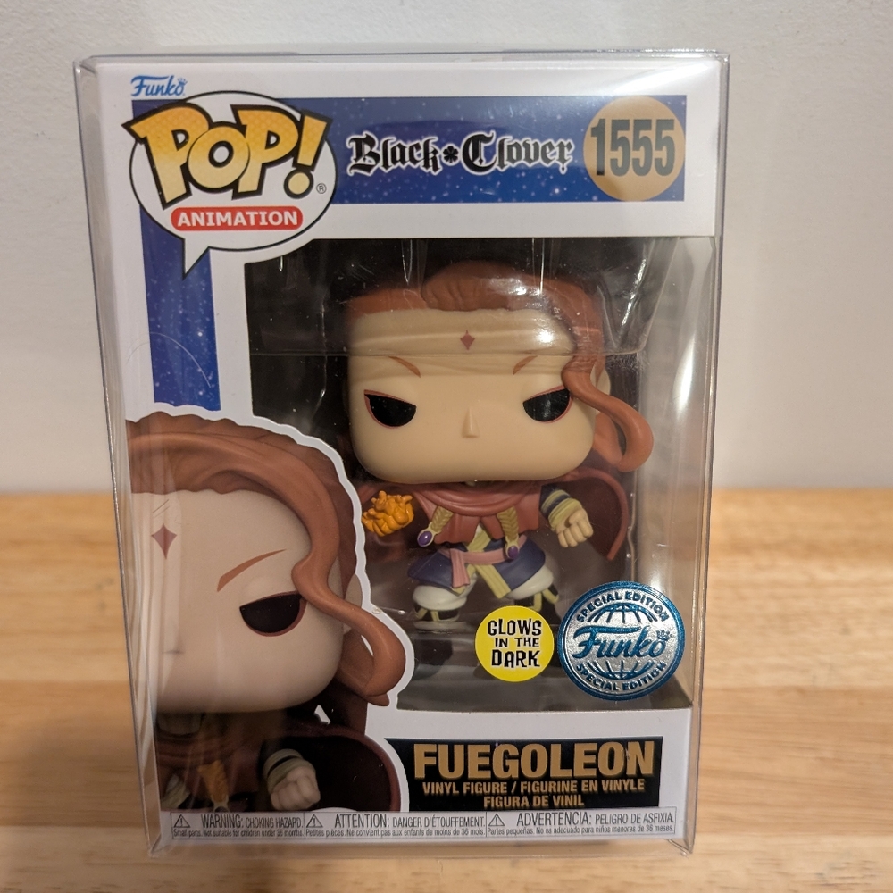 Funko Pop! Animation Fuegoleon Figure Brand New Come In Soft Pop Protector